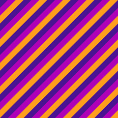 diagonal seamless pattern with purple and orange stripes.