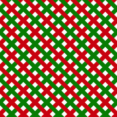 red and green stripes, seamless pattern, vector.