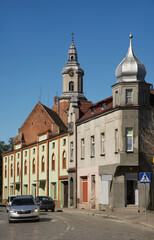 700-lecia street in Znin. Poland - obrazy, fototapety, plakaty