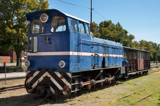 Narrow-gauge railway in Znin. Poland