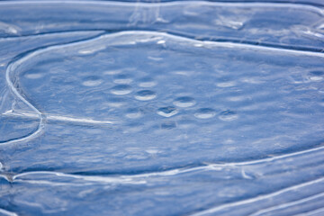 Fototapeta na wymiar 凍り付いた水たまり