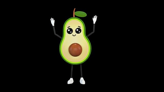 Avocado wave greeting