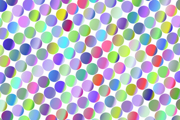 Light multicolor background, colorful vector texture with circles. Splash effect banner. Dotted abstract illustration with blurred drops of rain. Pattern for web page, banner,poster, card