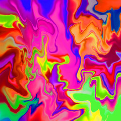Fototapeta na wymiar Bright marble texture. Colorful liquid shiny background 