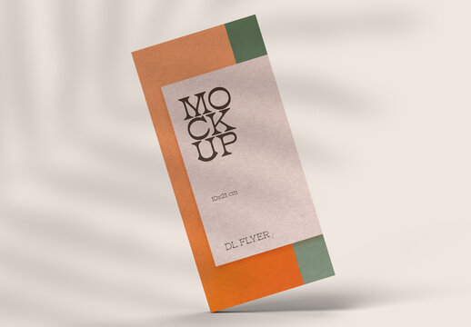 Flyer Mockup Design with Editable Background