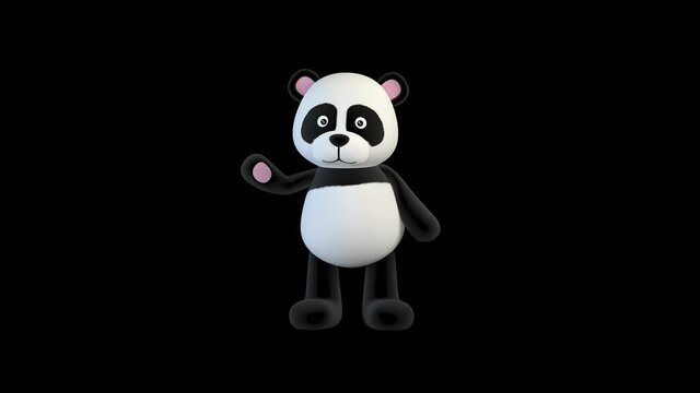 Panda bear explains