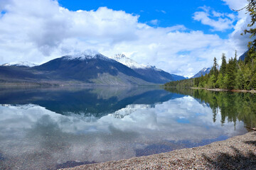 glacier national park lake