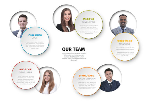 Meet Our Company Team Modern Presentation Layout
