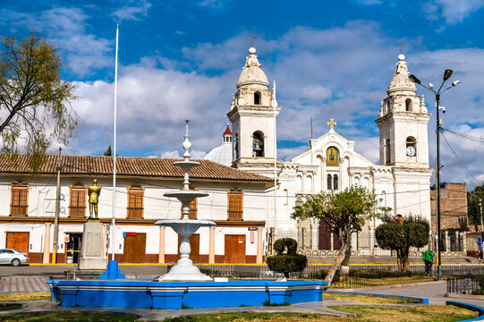 Church in Jauja, the region of Junin in Peru