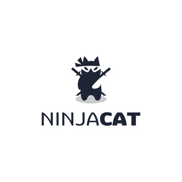 Ninja cat logo design inspiration