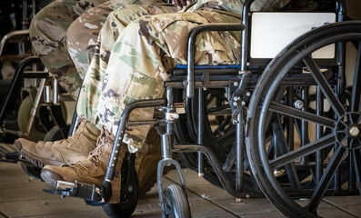 Military Servicemember in a Wheelchair