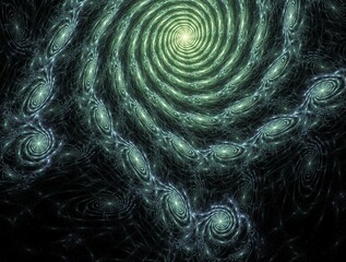 Naklejka premium Imaginatory fractal abstract background Image
