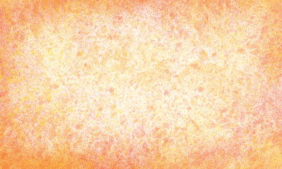 Abstract translucent watercolor background, splashes and inclusions in orange, red, pink and yellow tones. Copy space, horizontal banner.