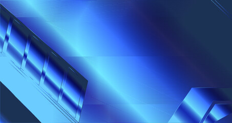 Abstract blue background with lines