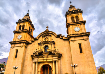Fototapeta na wymiar St. Ana Cathedral in Tarma the province of Junin, Peru