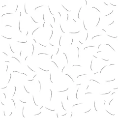 Fotobehang Wit naadloos patroon met vormen