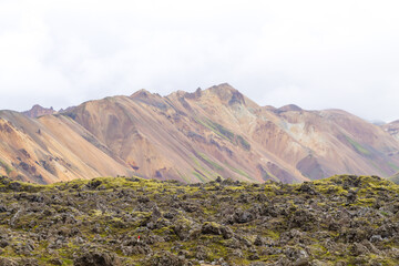 Landmannalaugar area landscape, Fjallabak Nature Reserve, Iceland