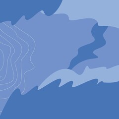 blue wave abstract background vector design