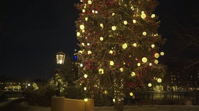 Colorado Springs, USA - Christmas Lights at The Broadmoor Hotel