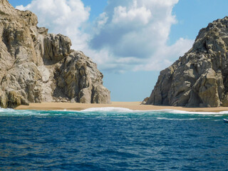 Fototapeta premium rock in the sea