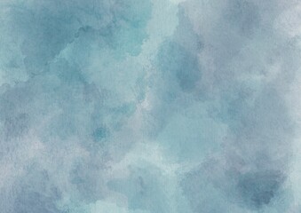 Blue Watercolor Textured Paper