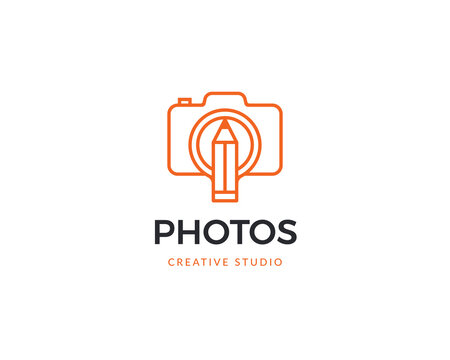 Professional photography studio logo design