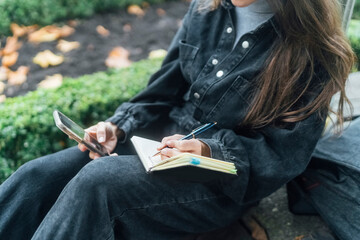 Woman Uding a Mobile phone