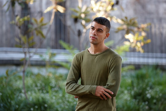 Portrait of young Indigenous Australian man