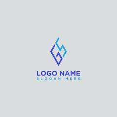 g s letter logo, triangle logo