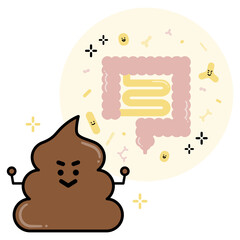健康的なうんちと腸　キャラクター