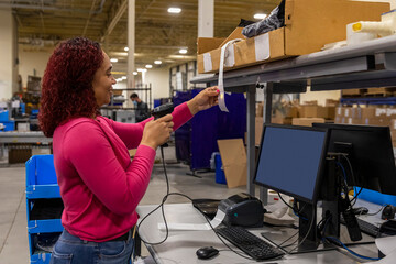 Digital scanner of bar code 