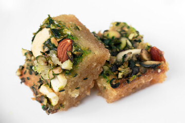 Fresh homemade Baklava middle eastern sweet dessert food pastry cakes
