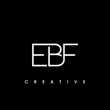 EBF Letter Initial Logo Design Template Vector Illustration