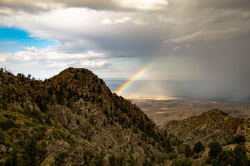 Double rainbow over Albuquerque