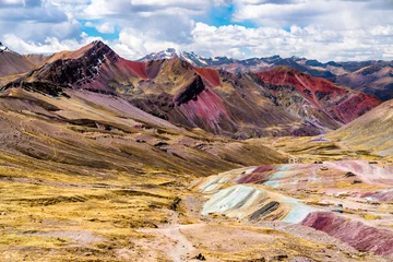 Keuken foto achterwand Vinicunca Vinicunca Rainbow Mountain bij Cusco in Peru