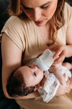 Mother Feeding Her Baby