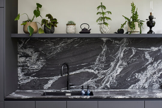 Marble kitchen
