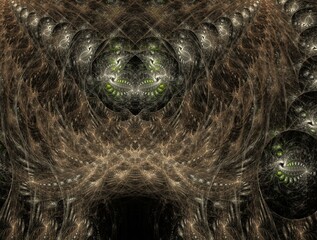 Imaginatory fractal abstract background Image