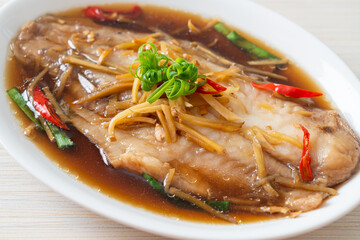 Steamed Fish with Soy Sauce