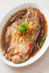 Steamed Fish with Soy Sauce