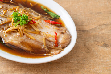 Steamed Fish with Soy Sauce