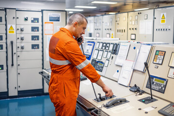 Engineer calling from emergency phone