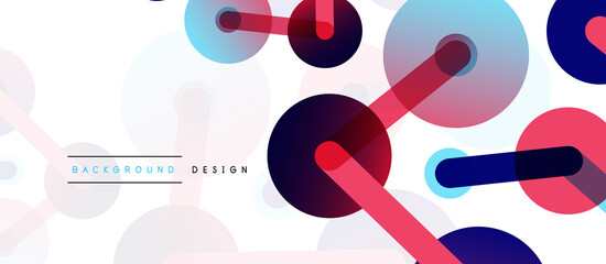 Network concept abstract background. Dots connection. Big data idea. Business template for wallpaper, banner, background or landing