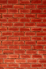 Background of the orange brick wall