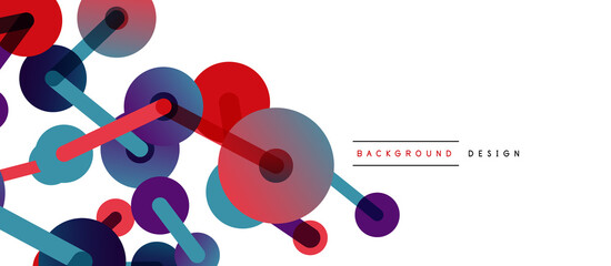 Network concept abstract background. Dots connection. Big data idea. Business template for wallpaper, banner, background or landing