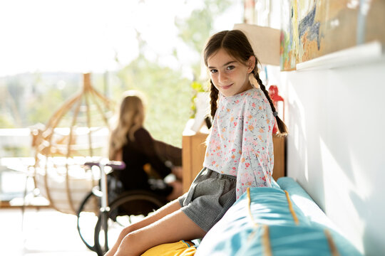 Portrait of pretty girl