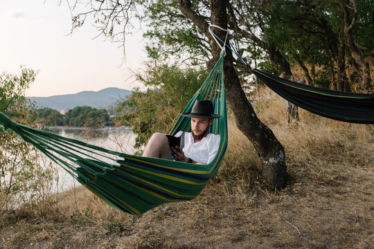 Chilling In A Hammock