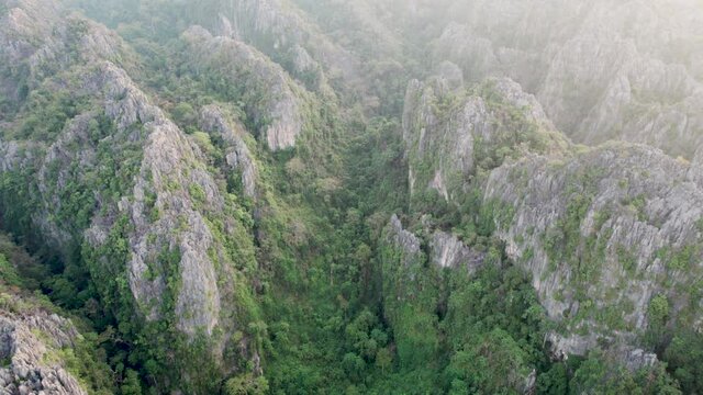 Top view Noen Maprang district, Phitsanulok Unseen Thailand.
