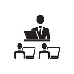 Office work icon ( vector illustration )