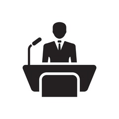 Business conferance icon ( vector illustration )